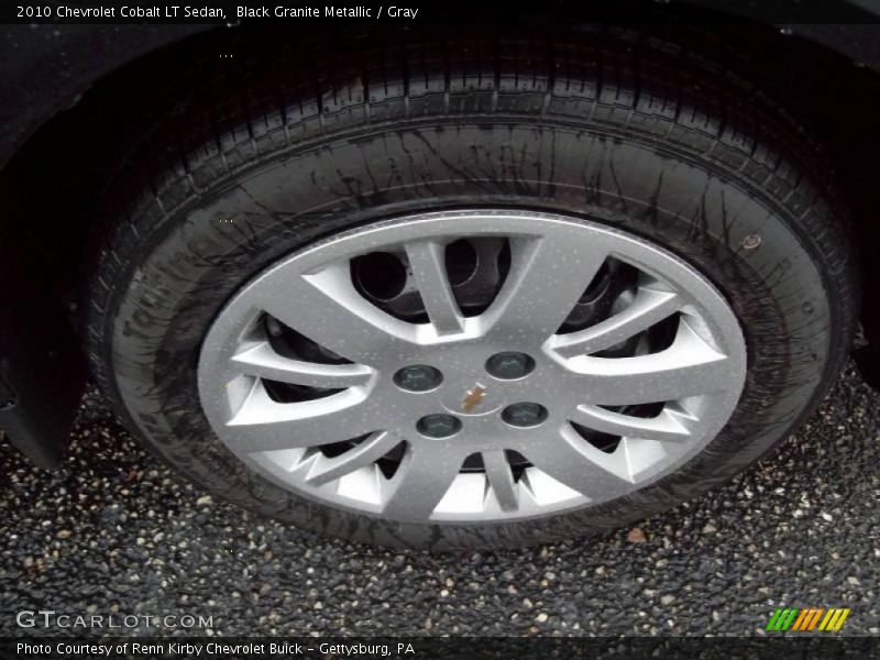 Black Granite Metallic / Gray 2010 Chevrolet Cobalt LT Sedan