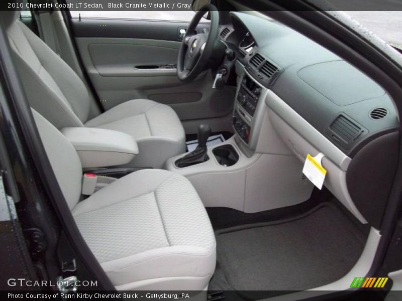 Black Granite Metallic / Gray 2010 Chevrolet Cobalt LT Sedan