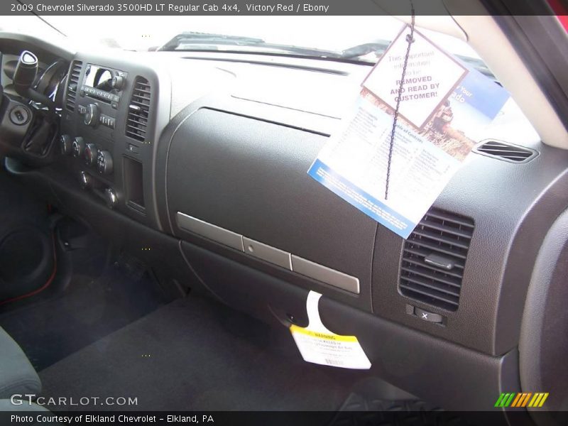 Victory Red / Ebony 2009 Chevrolet Silverado 3500HD LT Regular Cab 4x4