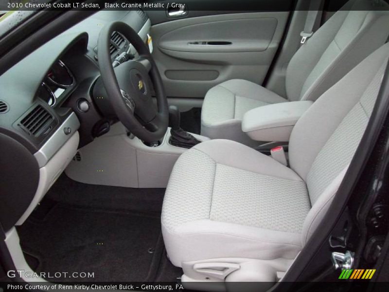 Black Granite Metallic / Gray 2010 Chevrolet Cobalt LT Sedan