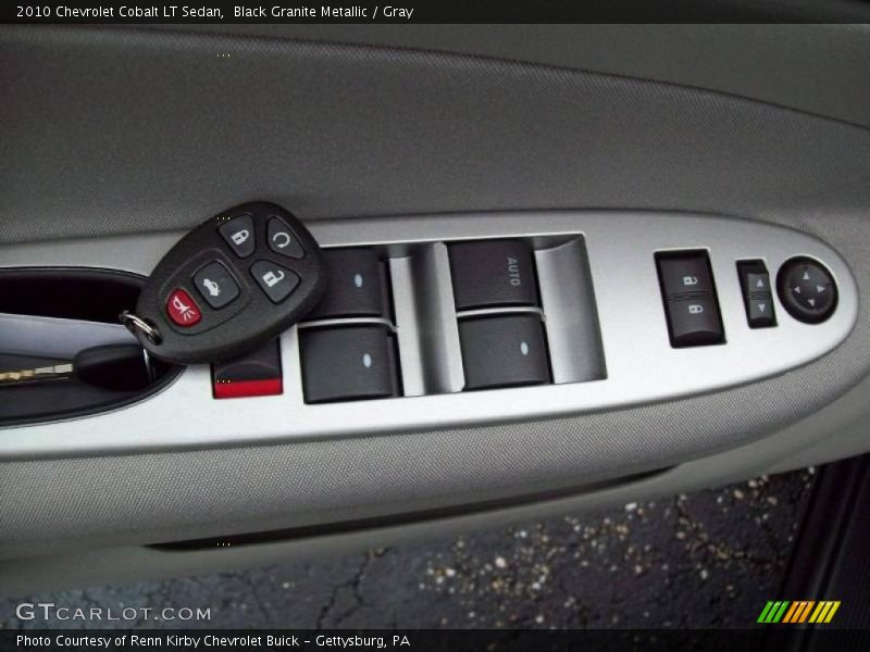 Black Granite Metallic / Gray 2010 Chevrolet Cobalt LT Sedan