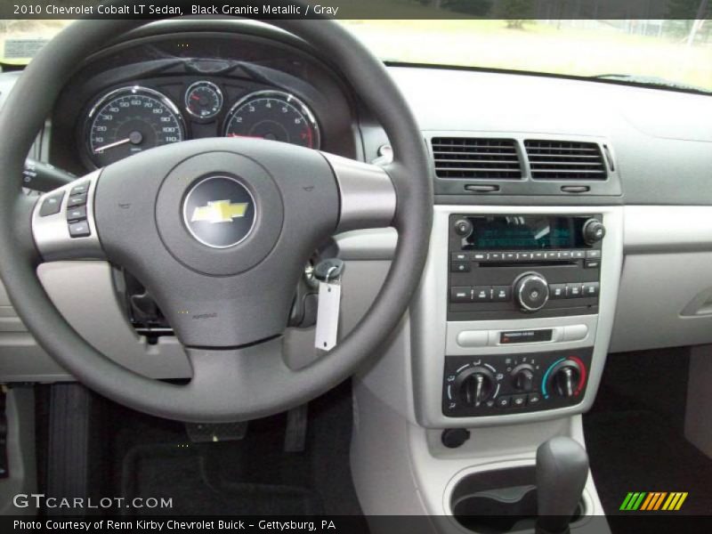 Black Granite Metallic / Gray 2010 Chevrolet Cobalt LT Sedan