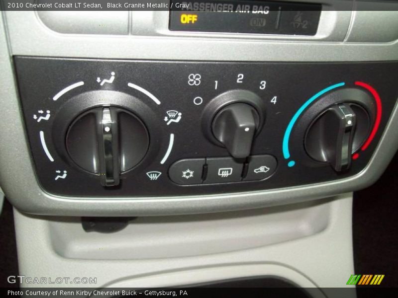 Black Granite Metallic / Gray 2010 Chevrolet Cobalt LT Sedan