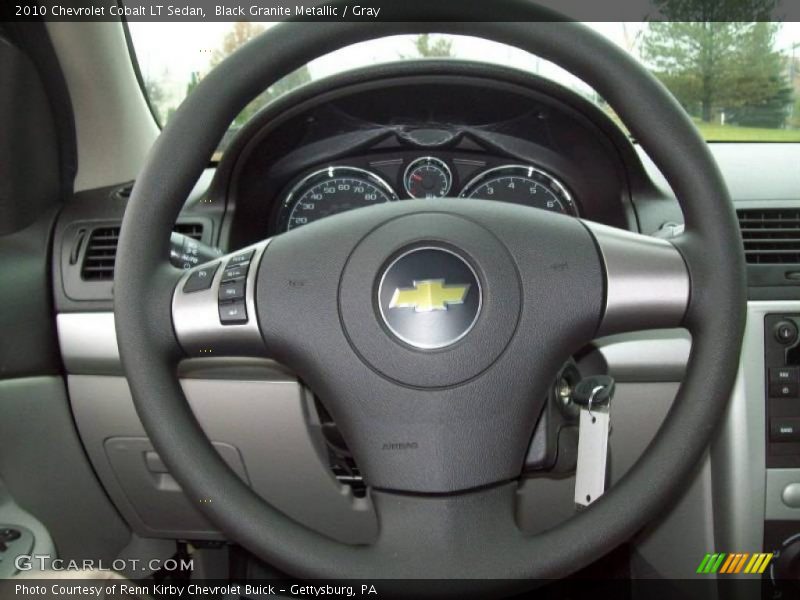 Black Granite Metallic / Gray 2010 Chevrolet Cobalt LT Sedan