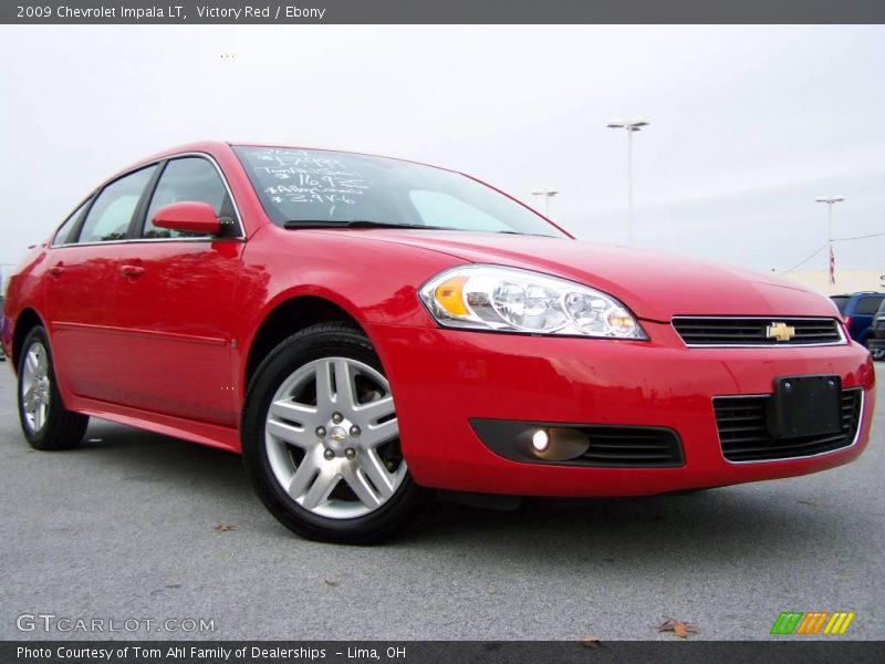 Victory Red / Ebony 2009 Chevrolet Impala LT