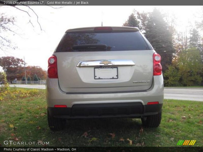Gold Mist Metallic / Jet Black 2010 Chevrolet Equinox LT
