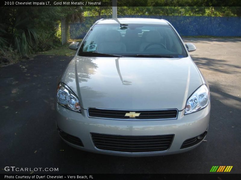 Gold Mist Metallic / Neutral 2010 Chevrolet Impala LT