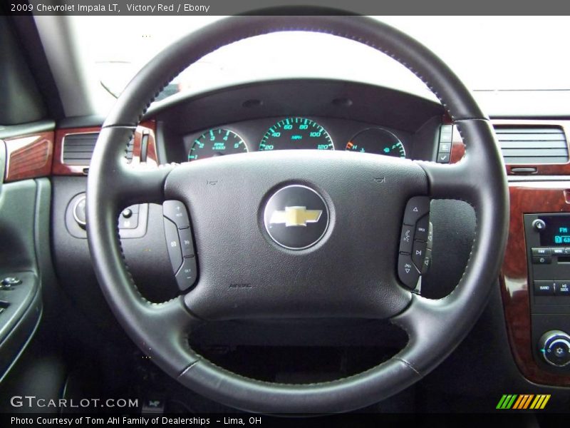 Victory Red / Ebony 2009 Chevrolet Impala LT