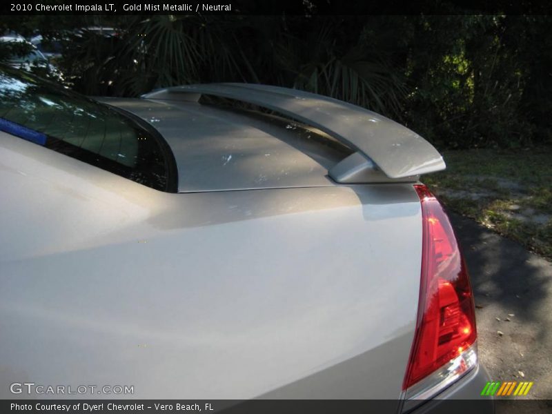 Gold Mist Metallic / Neutral 2010 Chevrolet Impala LT