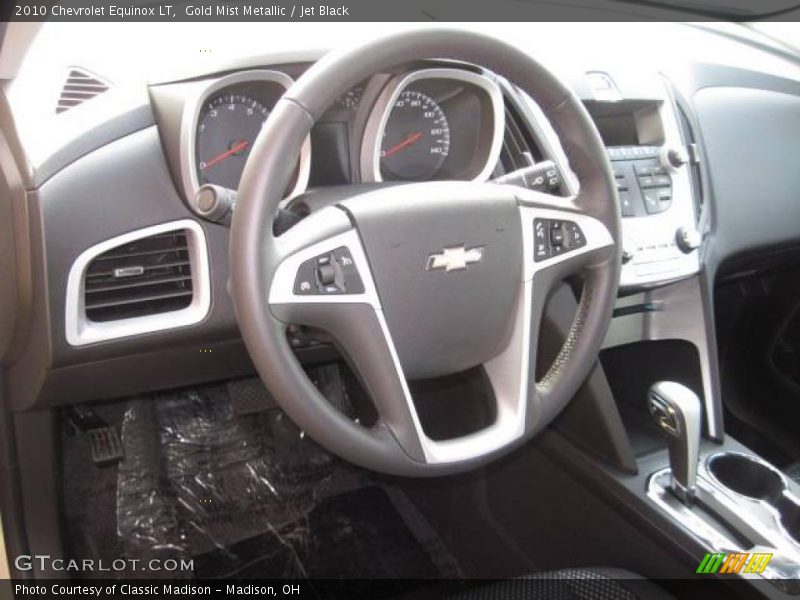 Gold Mist Metallic / Jet Black 2010 Chevrolet Equinox LT