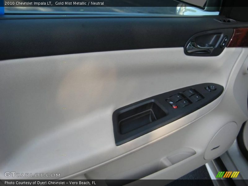 Gold Mist Metallic / Neutral 2010 Chevrolet Impala LT