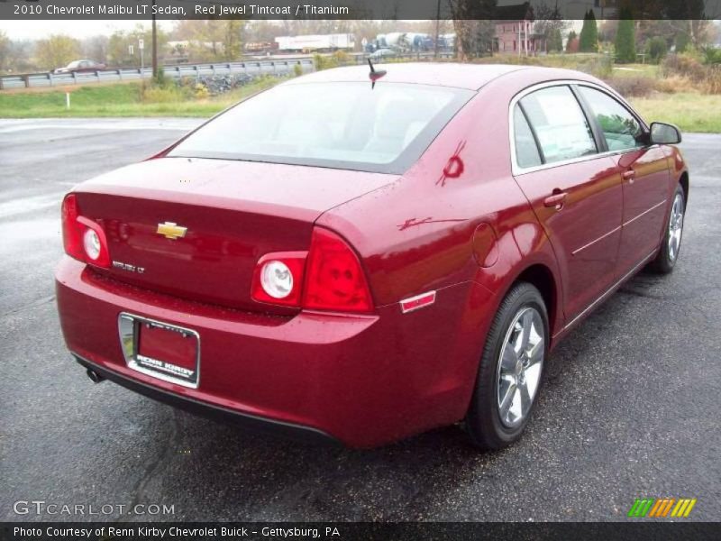 Red Jewel Tintcoat / Titanium 2010 Chevrolet Malibu LT Sedan