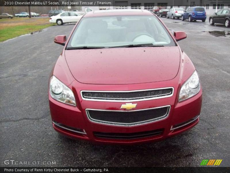 Red Jewel Tintcoat / Titanium 2010 Chevrolet Malibu LT Sedan