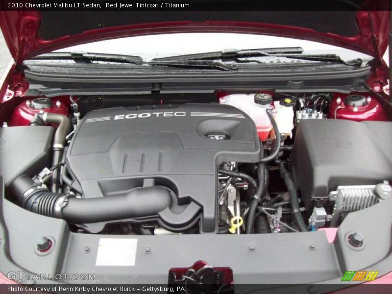 Red Jewel Tintcoat / Titanium 2010 Chevrolet Malibu LT Sedan
