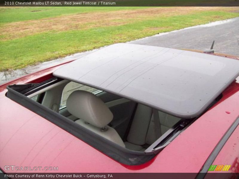Red Jewel Tintcoat / Titanium 2010 Chevrolet Malibu LT Sedan