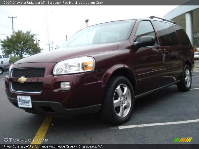Bordeaux Red Metallic / Medium Gray 2007 Chevrolet Uplander LT