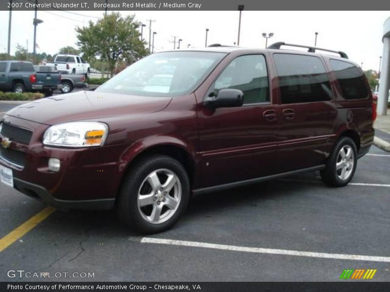 Bordeaux Red Metallic / Medium Gray 2007 Chevrolet Uplander LT