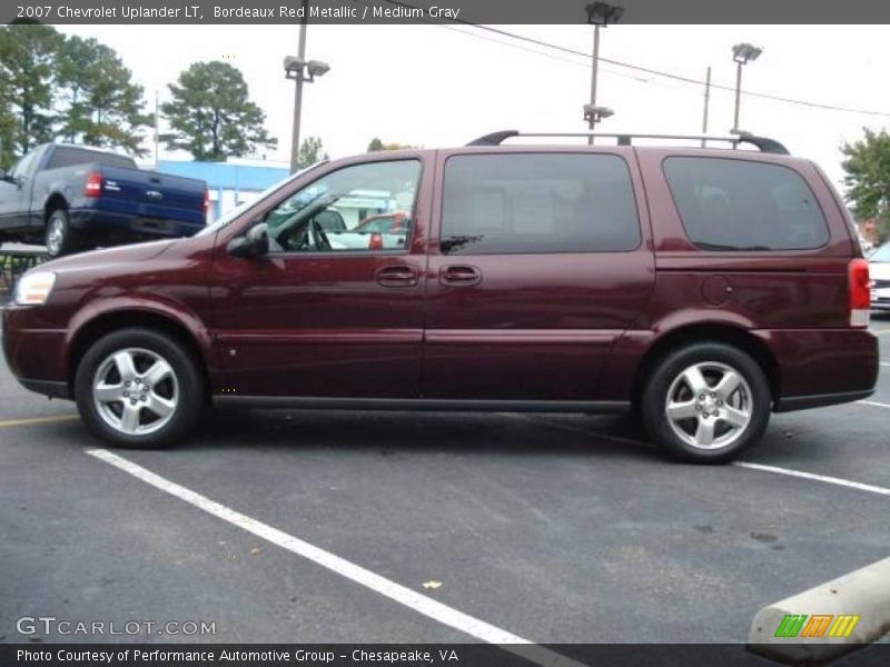 Bordeaux Red Metallic / Medium Gray 2007 Chevrolet Uplander LT