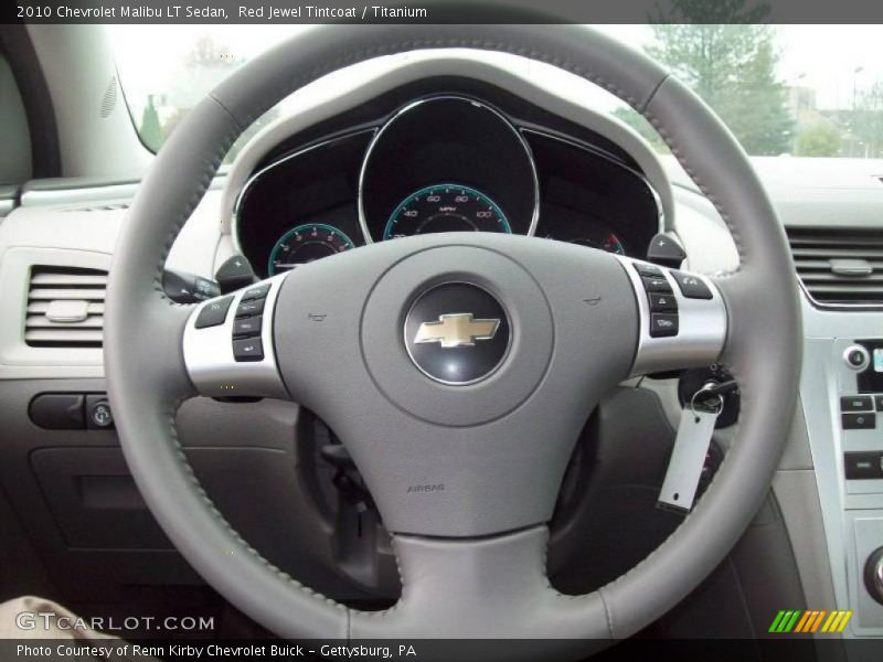 Red Jewel Tintcoat / Titanium 2010 Chevrolet Malibu LT Sedan