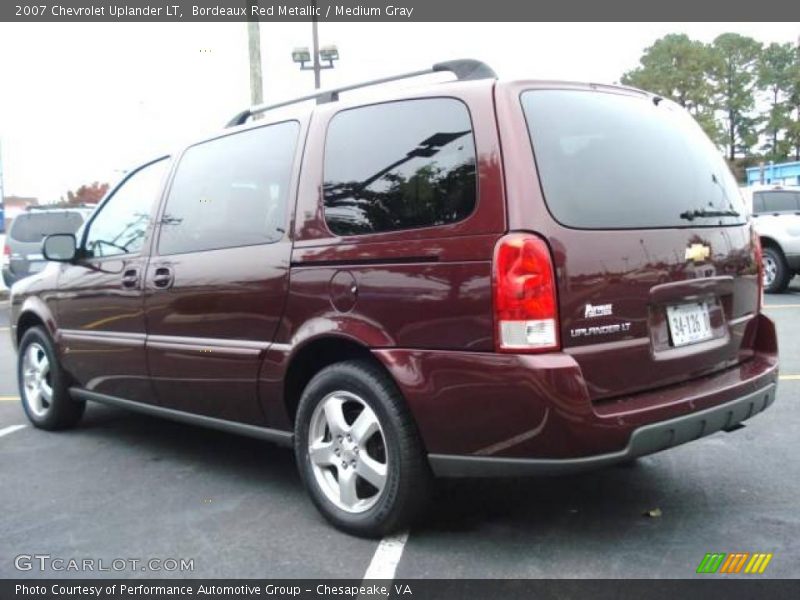 Bordeaux Red Metallic / Medium Gray 2007 Chevrolet Uplander LT