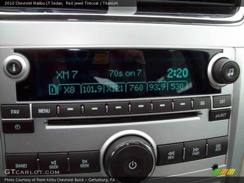 Red Jewel Tintcoat / Titanium 2010 Chevrolet Malibu LT Sedan