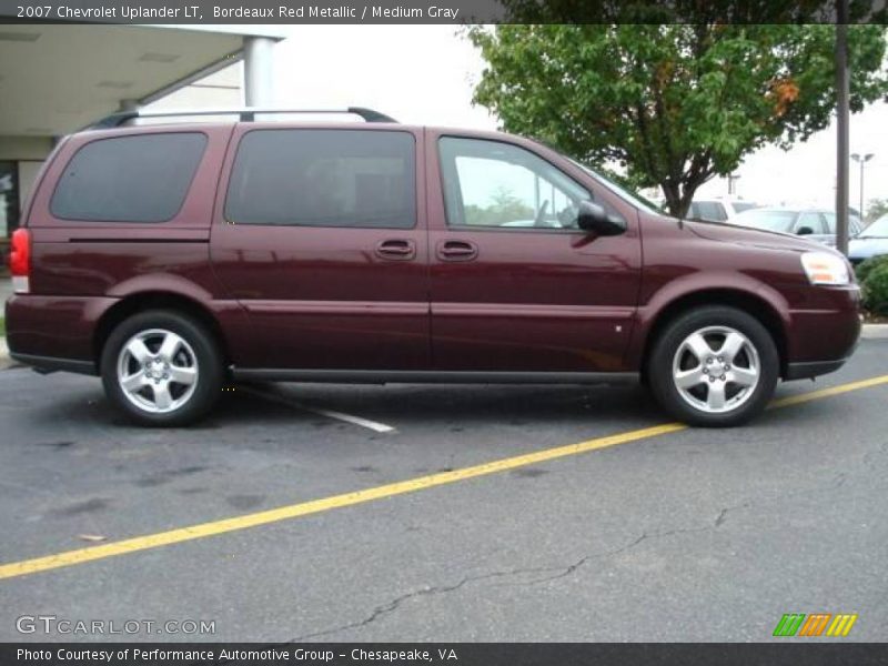 Bordeaux Red Metallic / Medium Gray 2007 Chevrolet Uplander LT