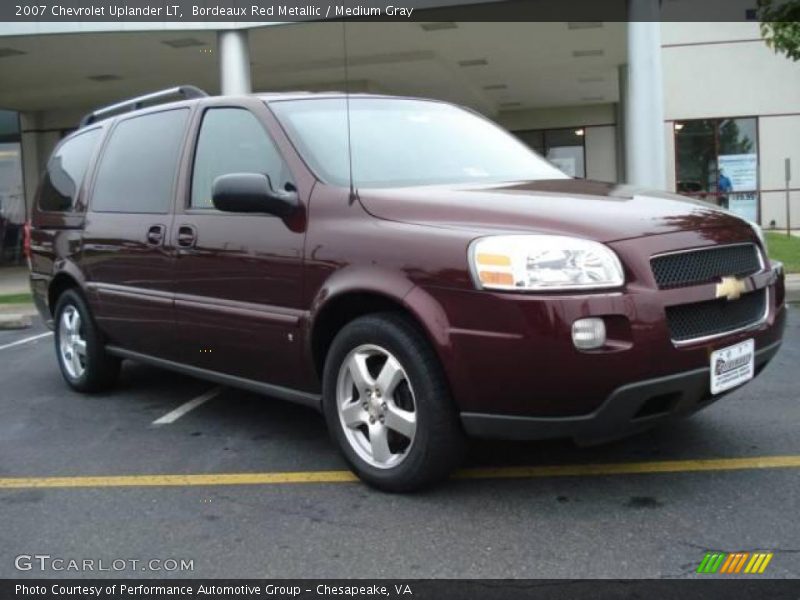 Bordeaux Red Metallic / Medium Gray 2007 Chevrolet Uplander LT