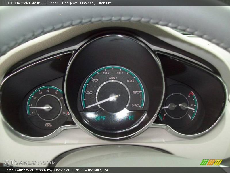 Red Jewel Tintcoat / Titanium 2010 Chevrolet Malibu LT Sedan