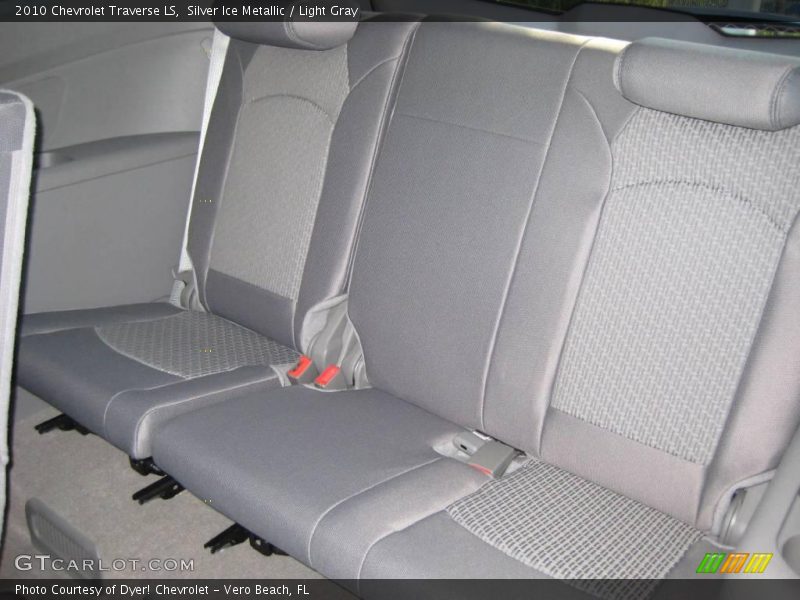 Silver Ice Metallic / Light Gray 2010 Chevrolet Traverse LS