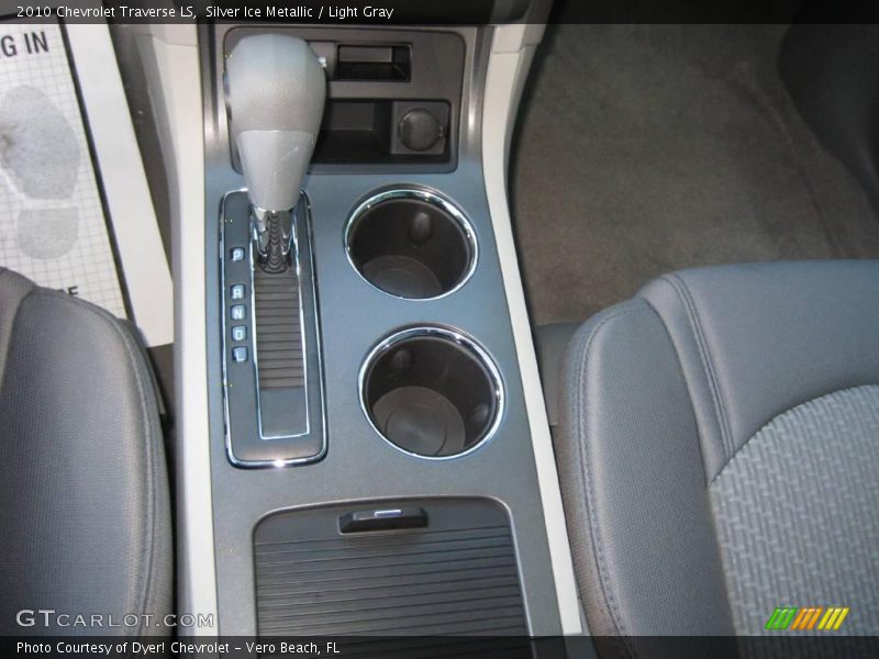Silver Ice Metallic / Light Gray 2010 Chevrolet Traverse LS