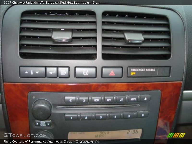 Bordeaux Red Metallic / Medium Gray 2007 Chevrolet Uplander LT
