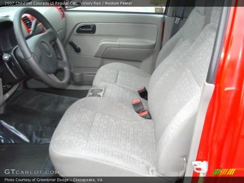 Victory Red / Medium Pewter 2007 Chevrolet Colorado LS Regular Cab