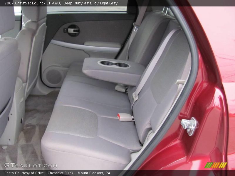Deep Ruby Metallic / Light Gray 2007 Chevrolet Equinox LT AWD
