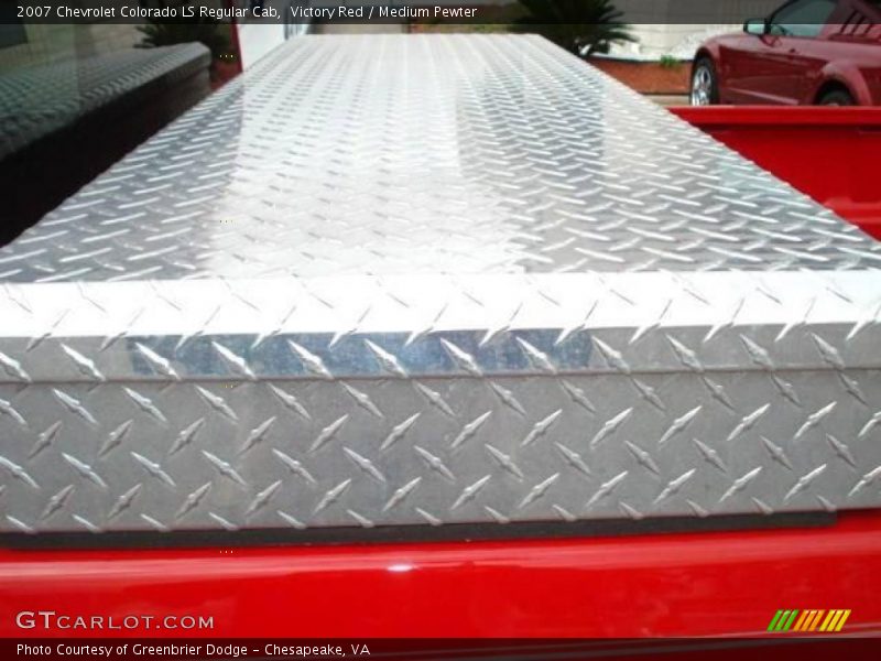 Victory Red / Medium Pewter 2007 Chevrolet Colorado LS Regular Cab
