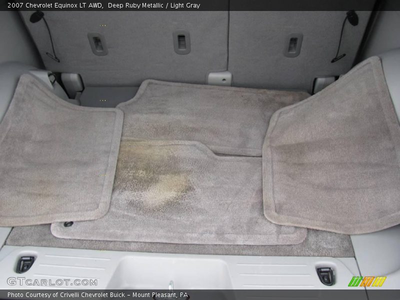 Deep Ruby Metallic / Light Gray 2007 Chevrolet Equinox LT AWD