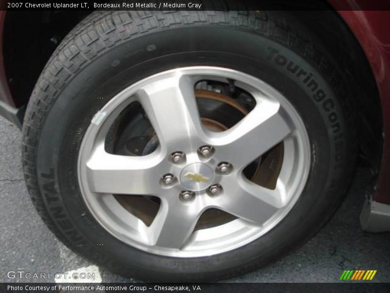 Bordeaux Red Metallic / Medium Gray 2007 Chevrolet Uplander LT