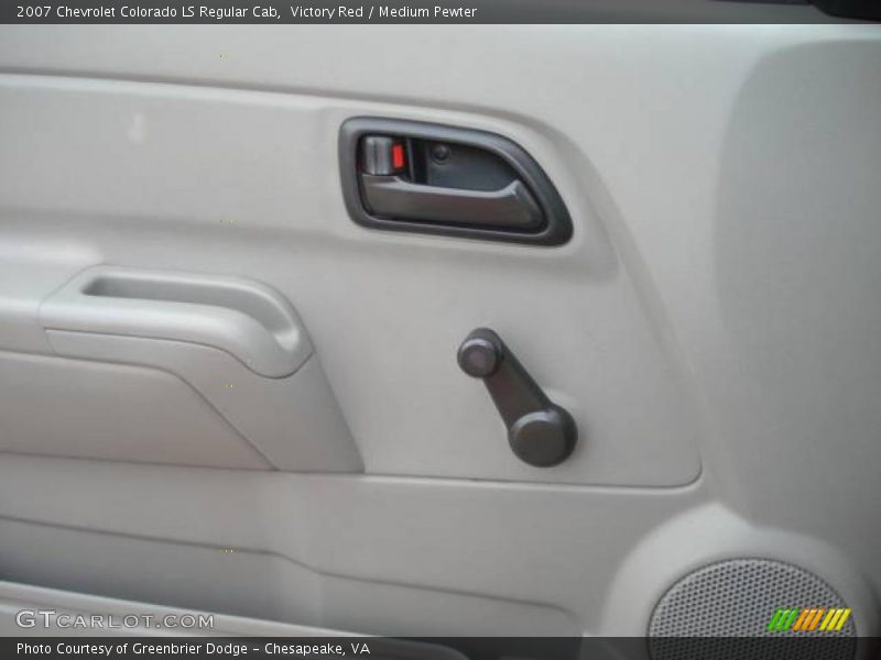 Victory Red / Medium Pewter 2007 Chevrolet Colorado LS Regular Cab