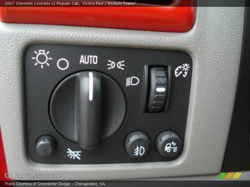 Victory Red / Medium Pewter 2007 Chevrolet Colorado LS Regular Cab