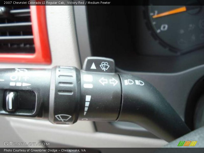 Victory Red / Medium Pewter 2007 Chevrolet Colorado LS Regular Cab