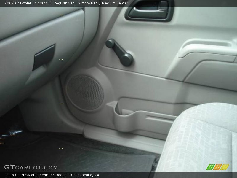 Victory Red / Medium Pewter 2007 Chevrolet Colorado LS Regular Cab