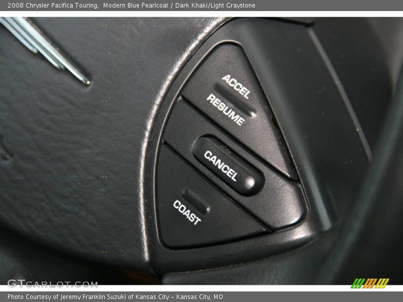 Modern Blue Pearlcoat / Dark Khaki/Light Graystone 2008 Chrysler Pacifica Touring