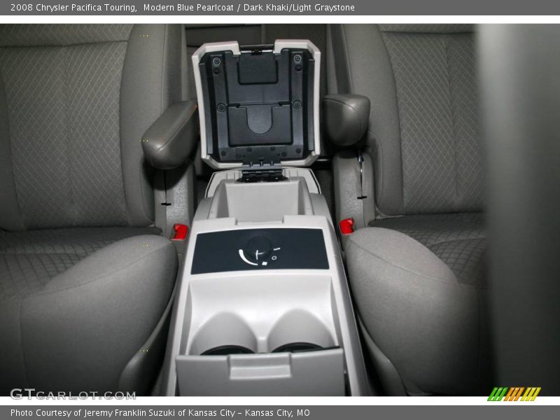 Modern Blue Pearlcoat / Dark Khaki/Light Graystone 2008 Chrysler Pacifica Touring