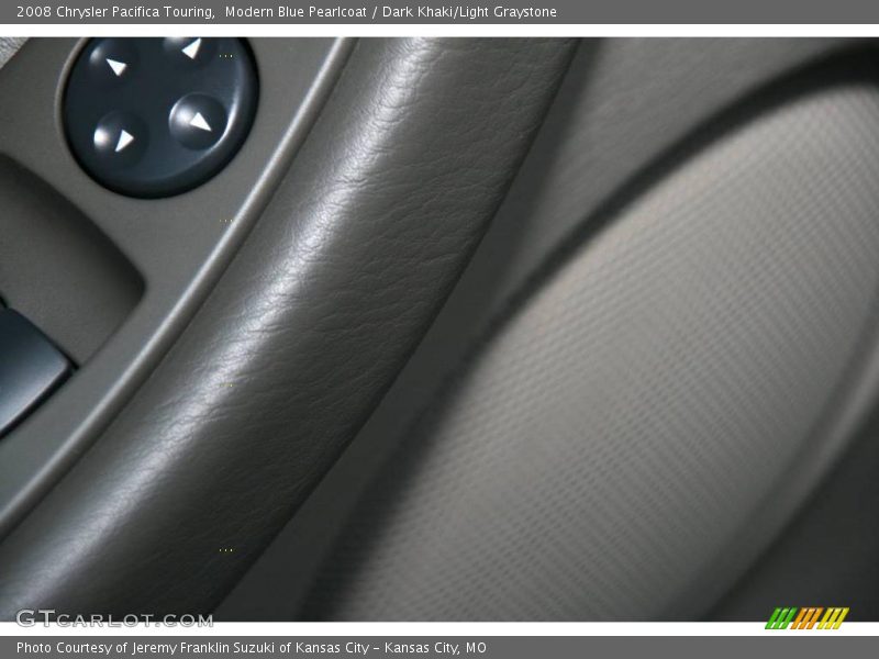 Modern Blue Pearlcoat / Dark Khaki/Light Graystone 2008 Chrysler Pacifica Touring
