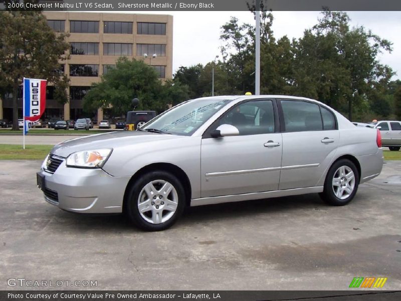 Silverstone Metallic / Ebony Black 2006 Chevrolet Malibu LT V6 Sedan