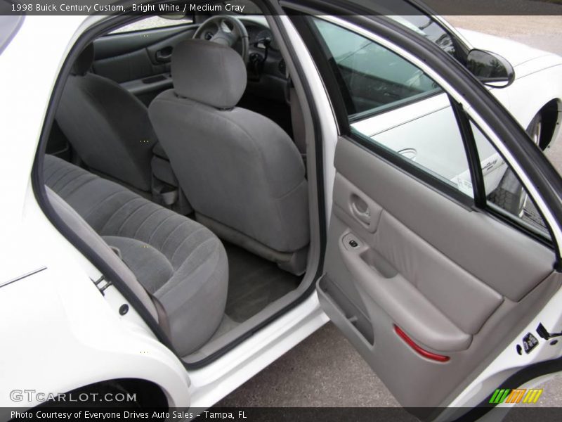 Bright White / Medium Gray 1998 Buick Century Custom