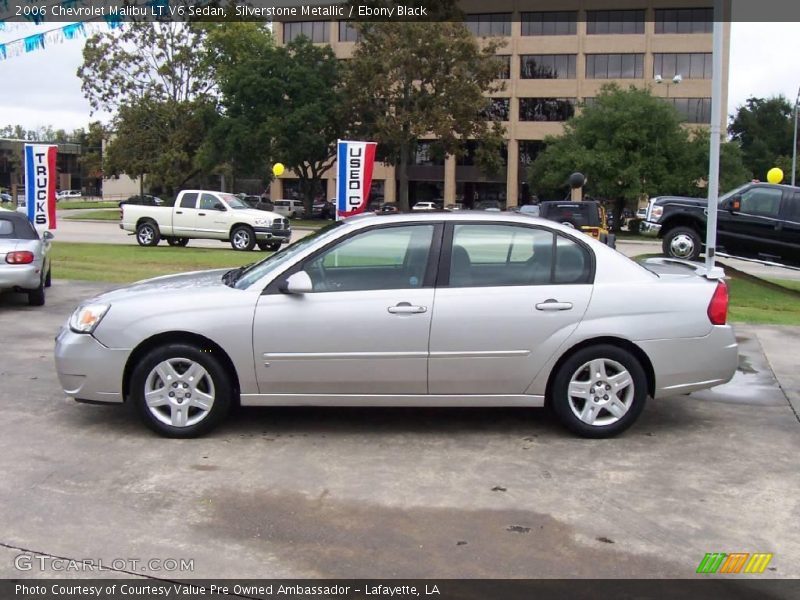 Silverstone Metallic / Ebony Black 2006 Chevrolet Malibu LT V6 Sedan