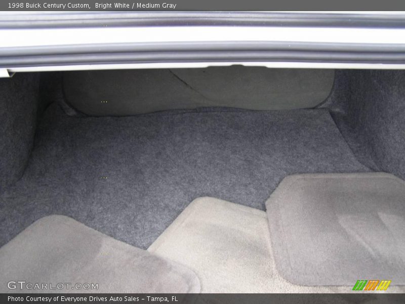 Bright White / Medium Gray 1998 Buick Century Custom