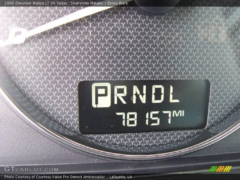 Silverstone Metallic / Ebony Black 2006 Chevrolet Malibu LT V6 Sedan
