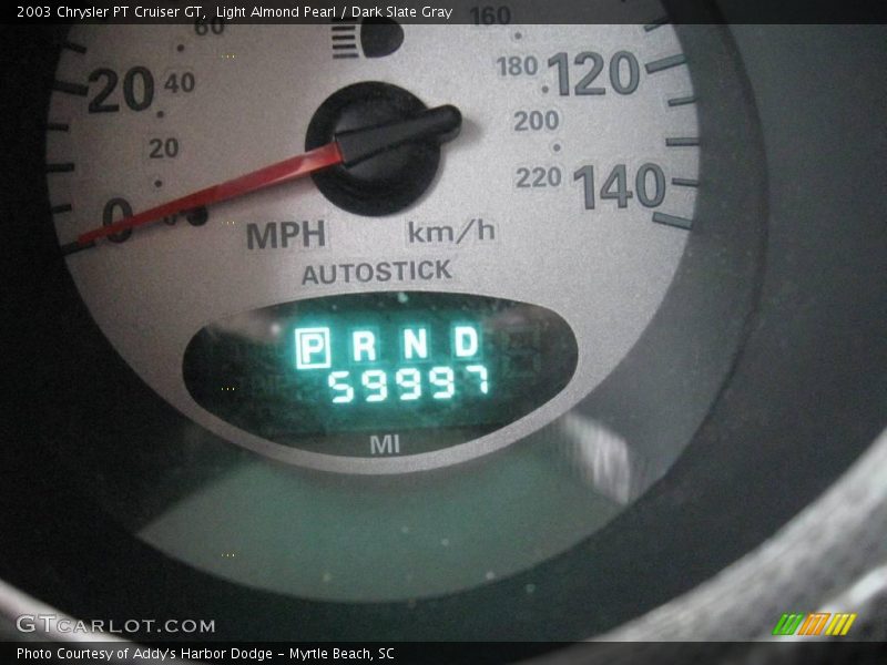 Light Almond Pearl / Dark Slate Gray 2003 Chrysler PT Cruiser GT