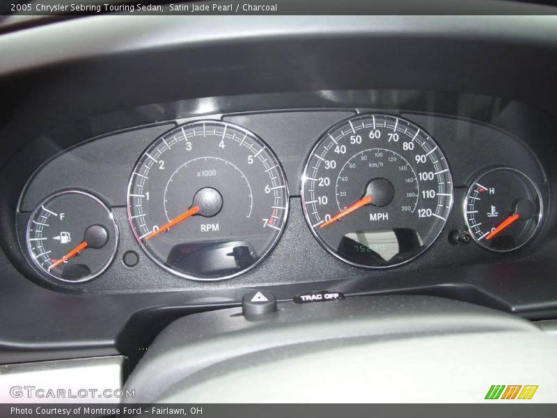 Satin Jade Pearl / Charcoal 2005 Chrysler Sebring Touring Sedan